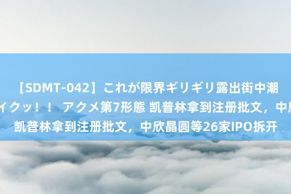 【SDMT-042】これが限界ギリギリ露出街中潮吹き アクメ自転車がイクッ！！ アクメ第7形態 凯普林拿到注册批文，中欣晶圆等26家IPO拆开