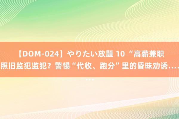 【DOM-024】やりたい放題 10 “高薪兼职”照旧监犯监犯？警惕“代收、跑分”里的昏昧劝诱……