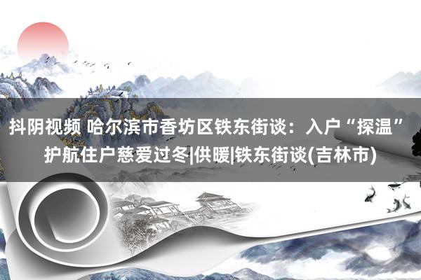 抖阴视频 哈尔滨市香坊区铁东街谈：入户“探温” 护航住户慈爱过冬|供暖|铁东街谈(吉林市)